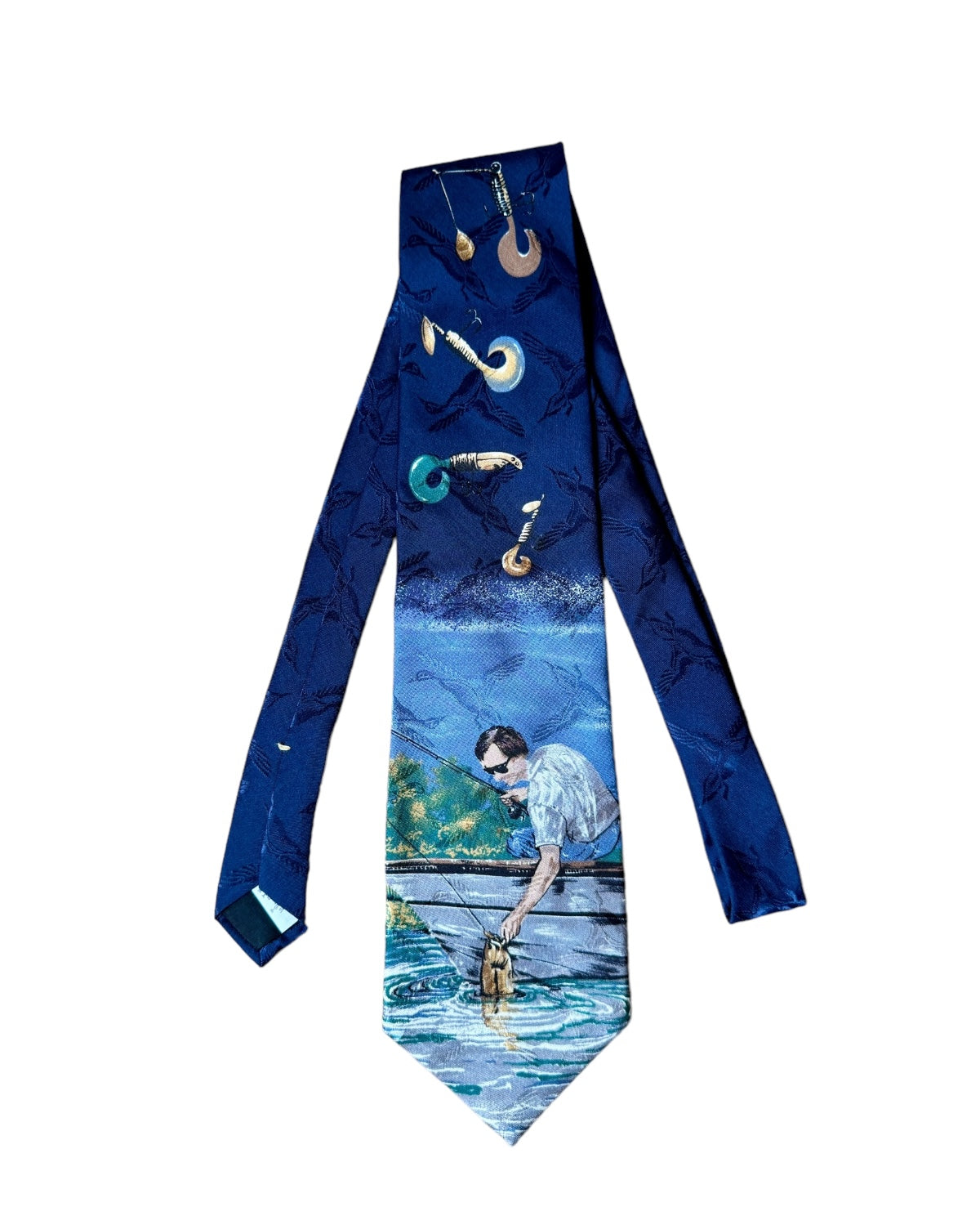 Vintage Dad Fishing Tie