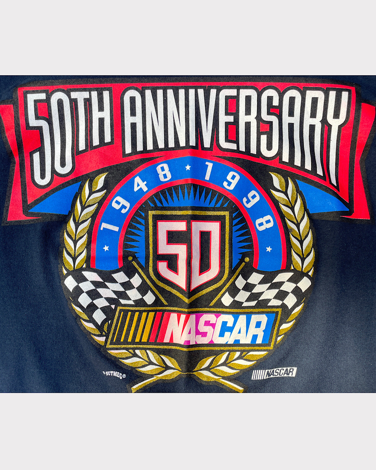 Vintage 90s Nascar Anniversary T-Shirt (L)