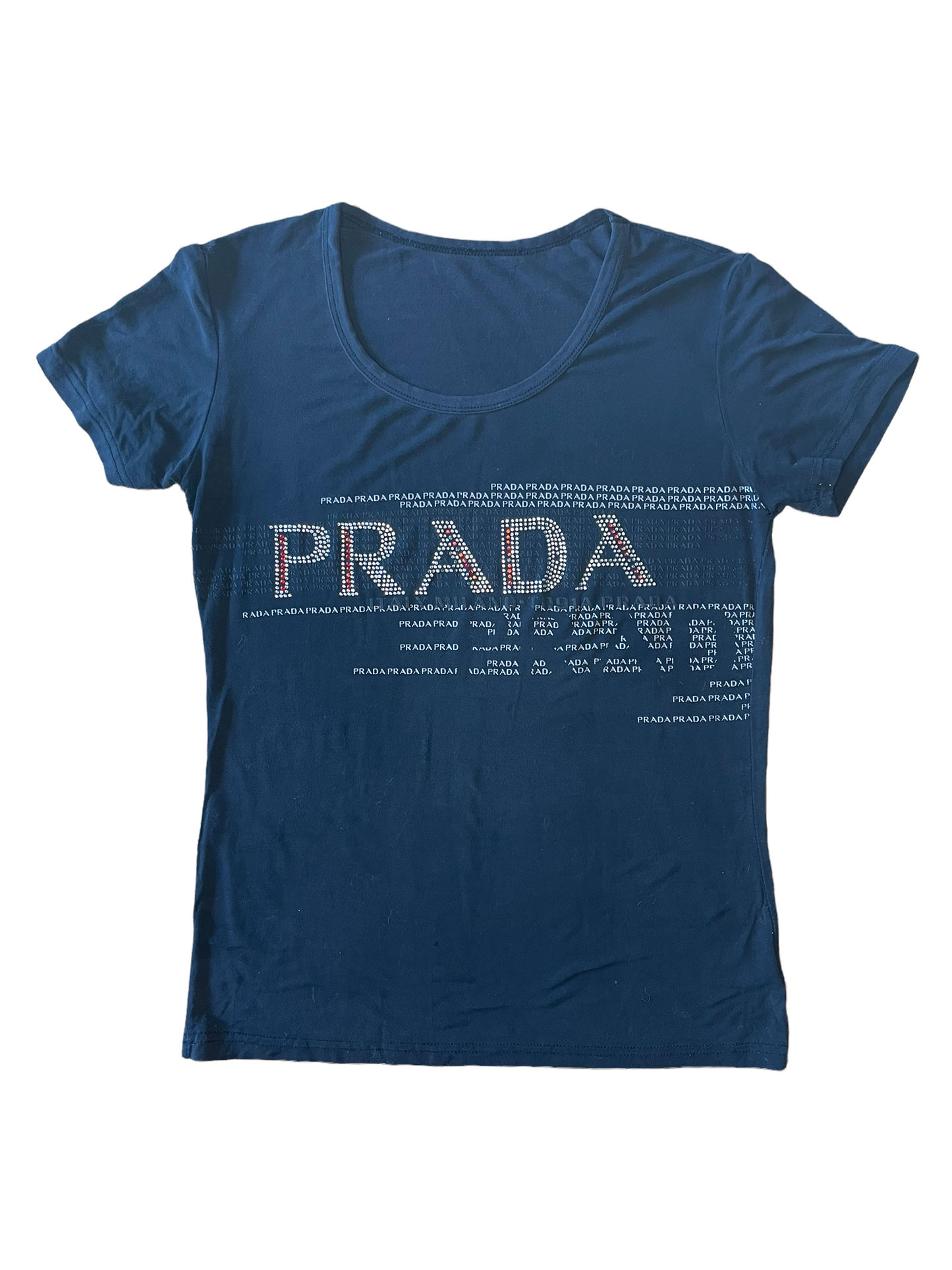 Vintage Y2K Prada Logo T-Shirt (S/M)